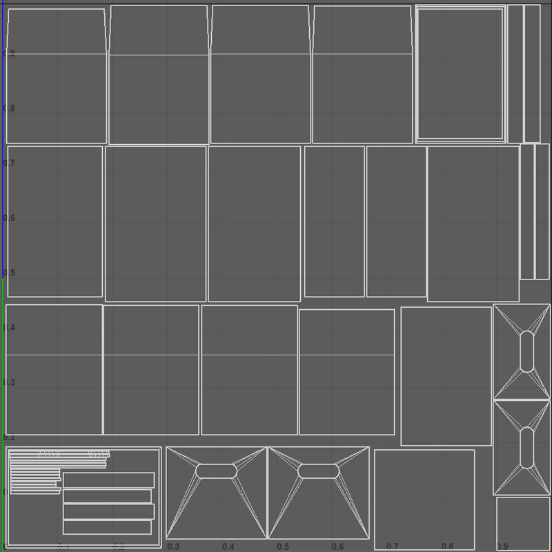 Cardboard boxes Low-poly 3D model_7