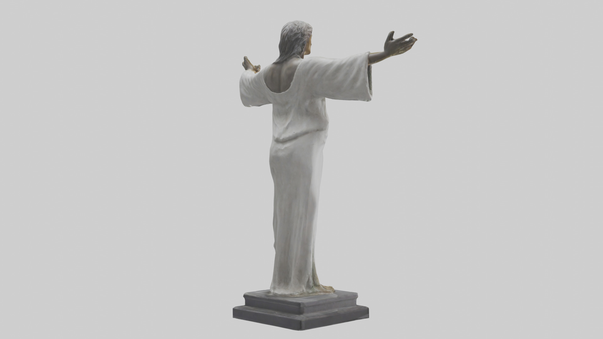 Open Arms statue model 3D model_2