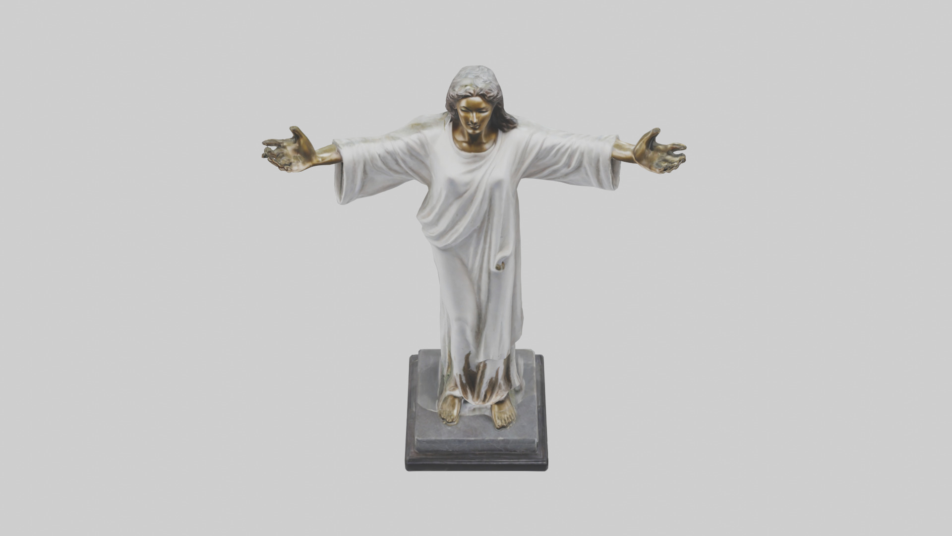 Open Arms statue model 3D model_16