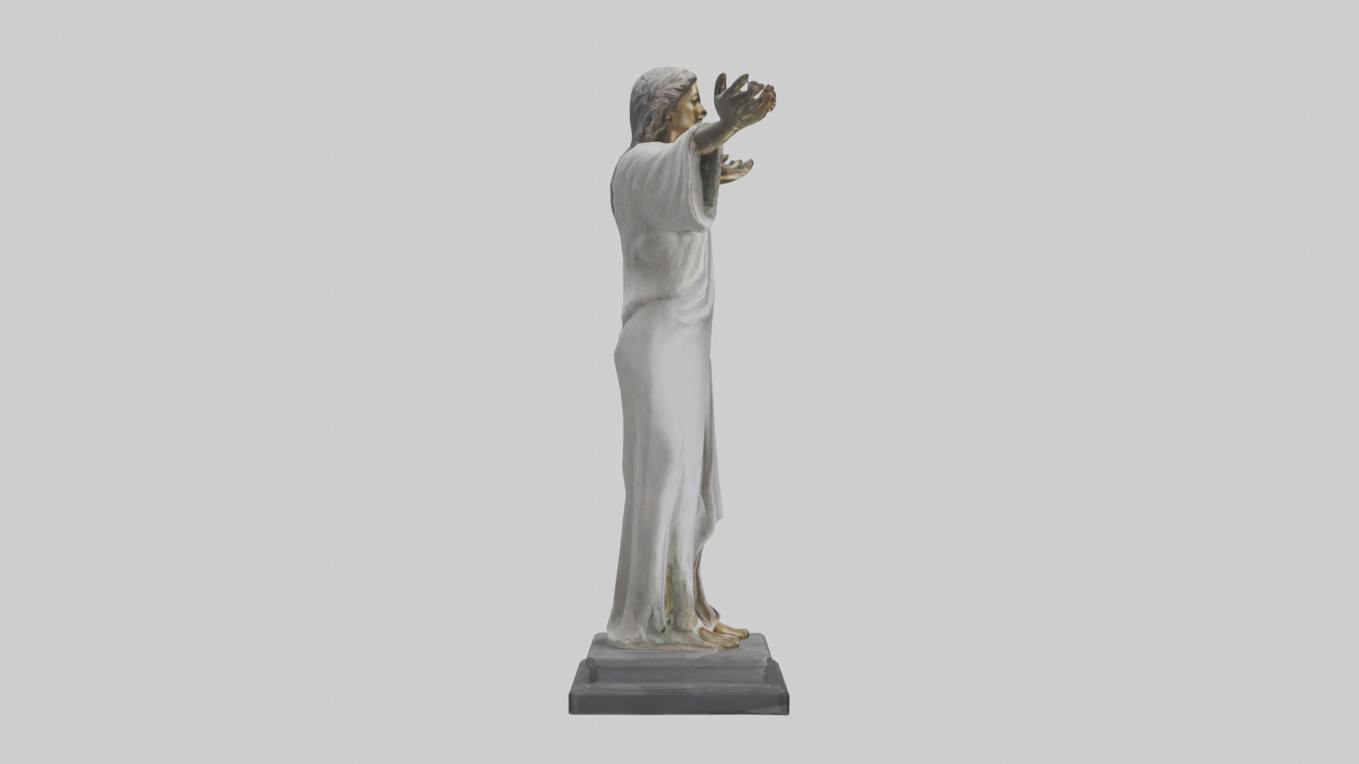 Open Arms statue model 3D model_13