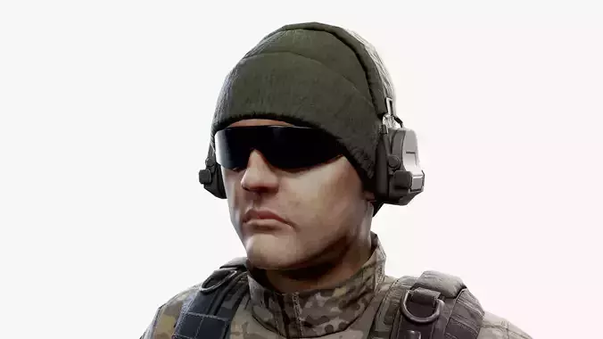 US Modern Engineer Soldier