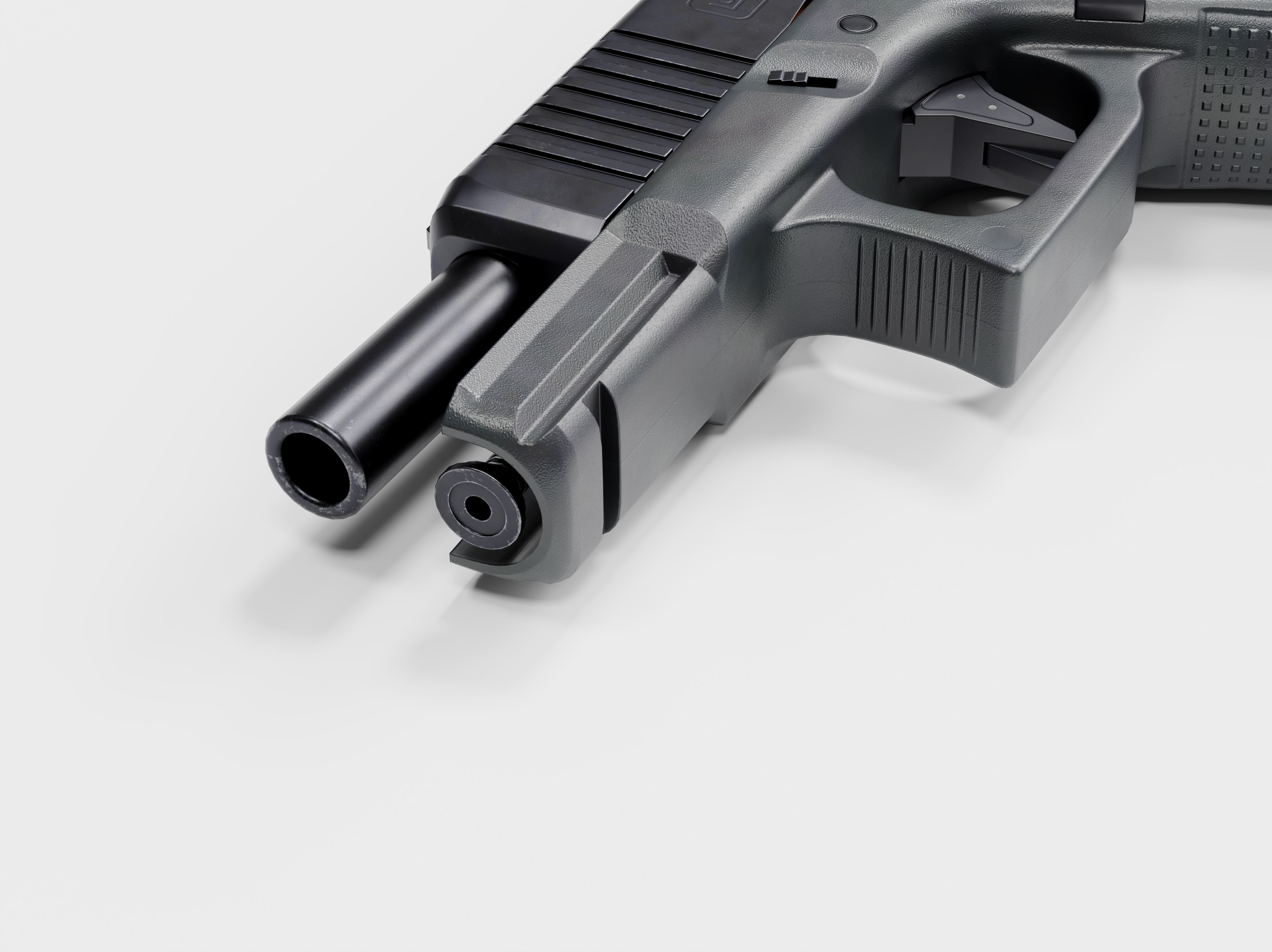 Glock 19 Pistol Low-poly 3D model_4
