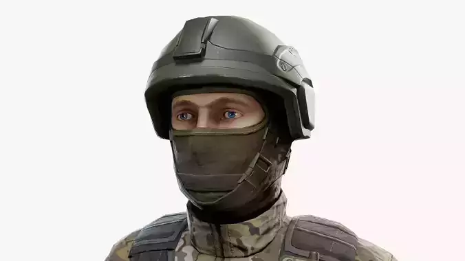 US Modern Scout Soldier 