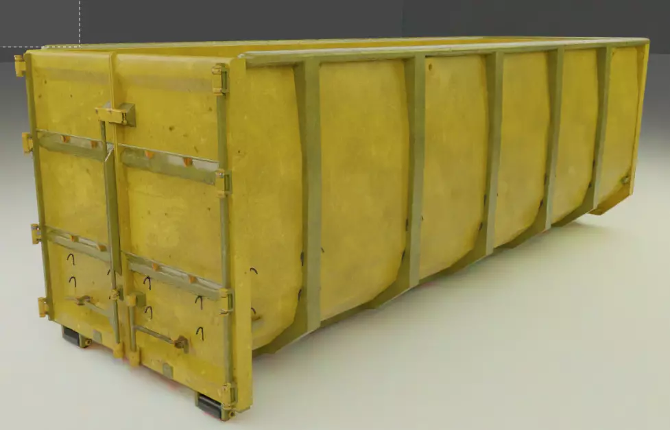 Dumpster  Rental Oakville Low-poly 3D model_0