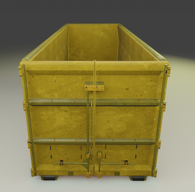 Dumpster  Rental Oakville Low-poly 3D model_8