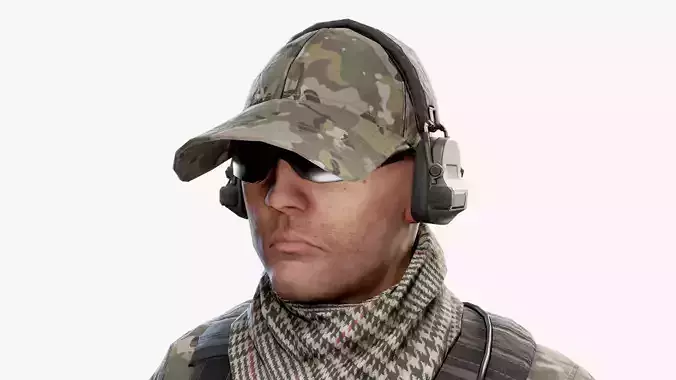 US Modern Sniper Soldier