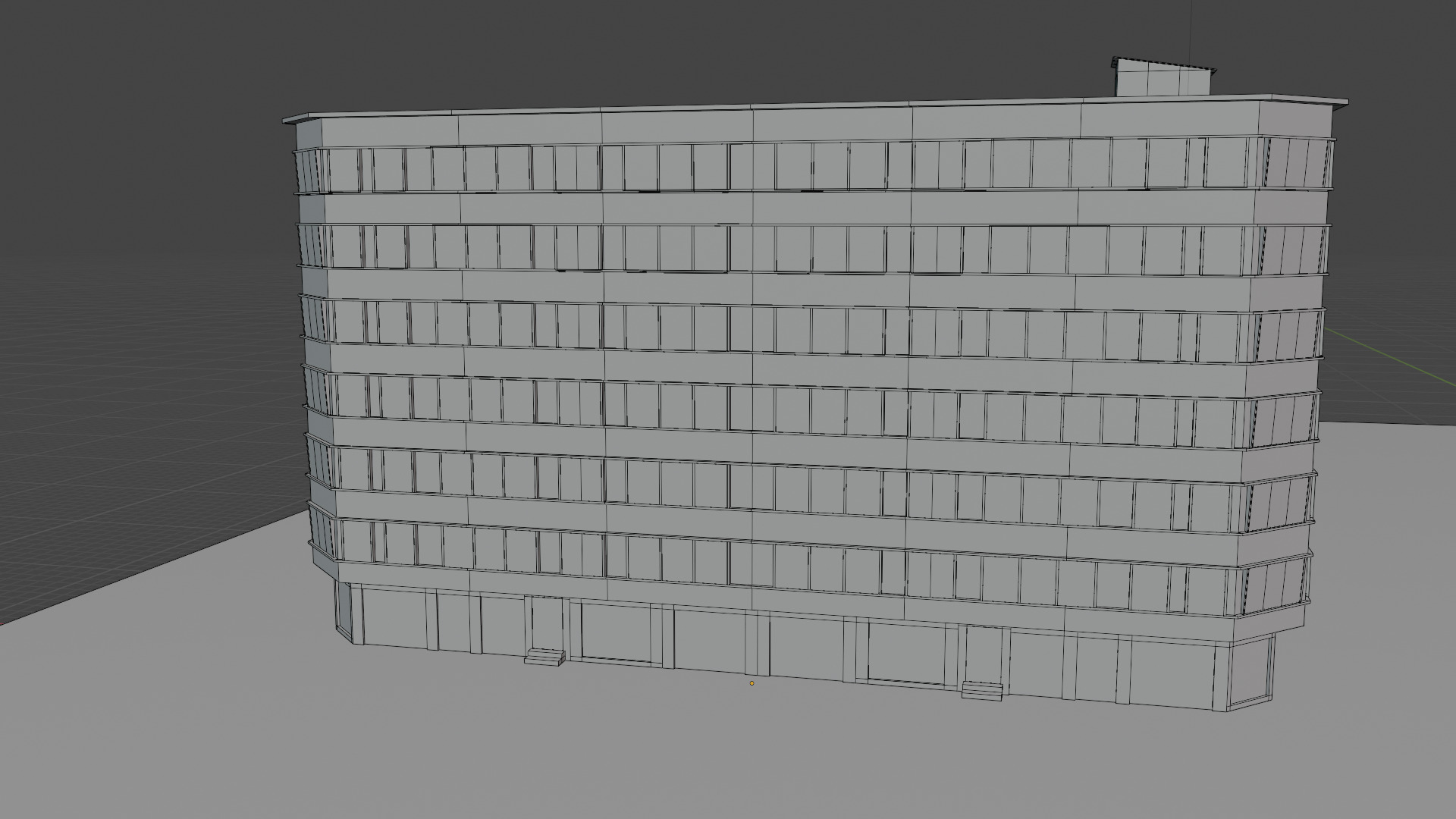 Indian Street Building Packs Low-poly 3D model_4