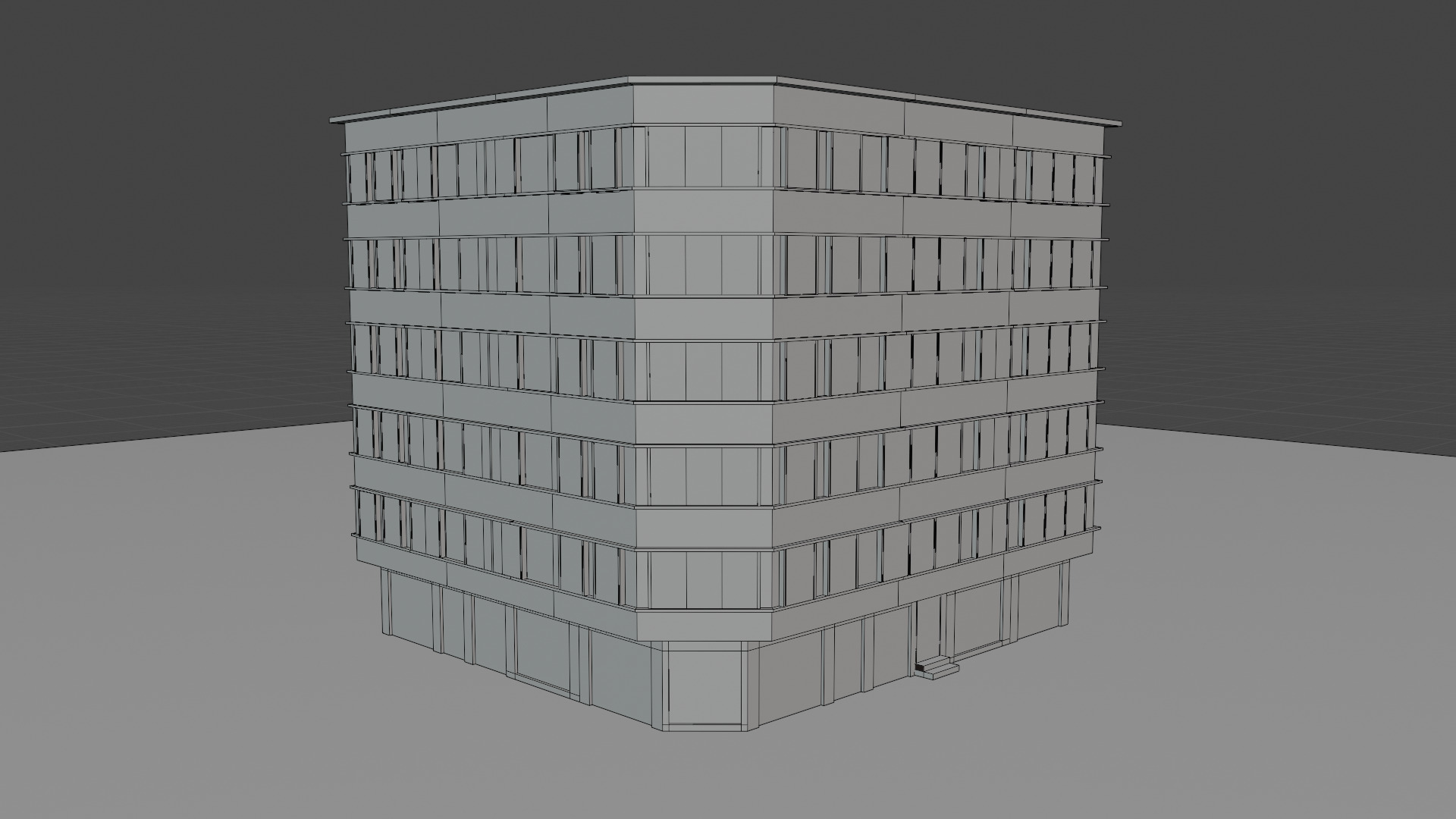 Indian Street Building Packs Low-poly 3D model_5