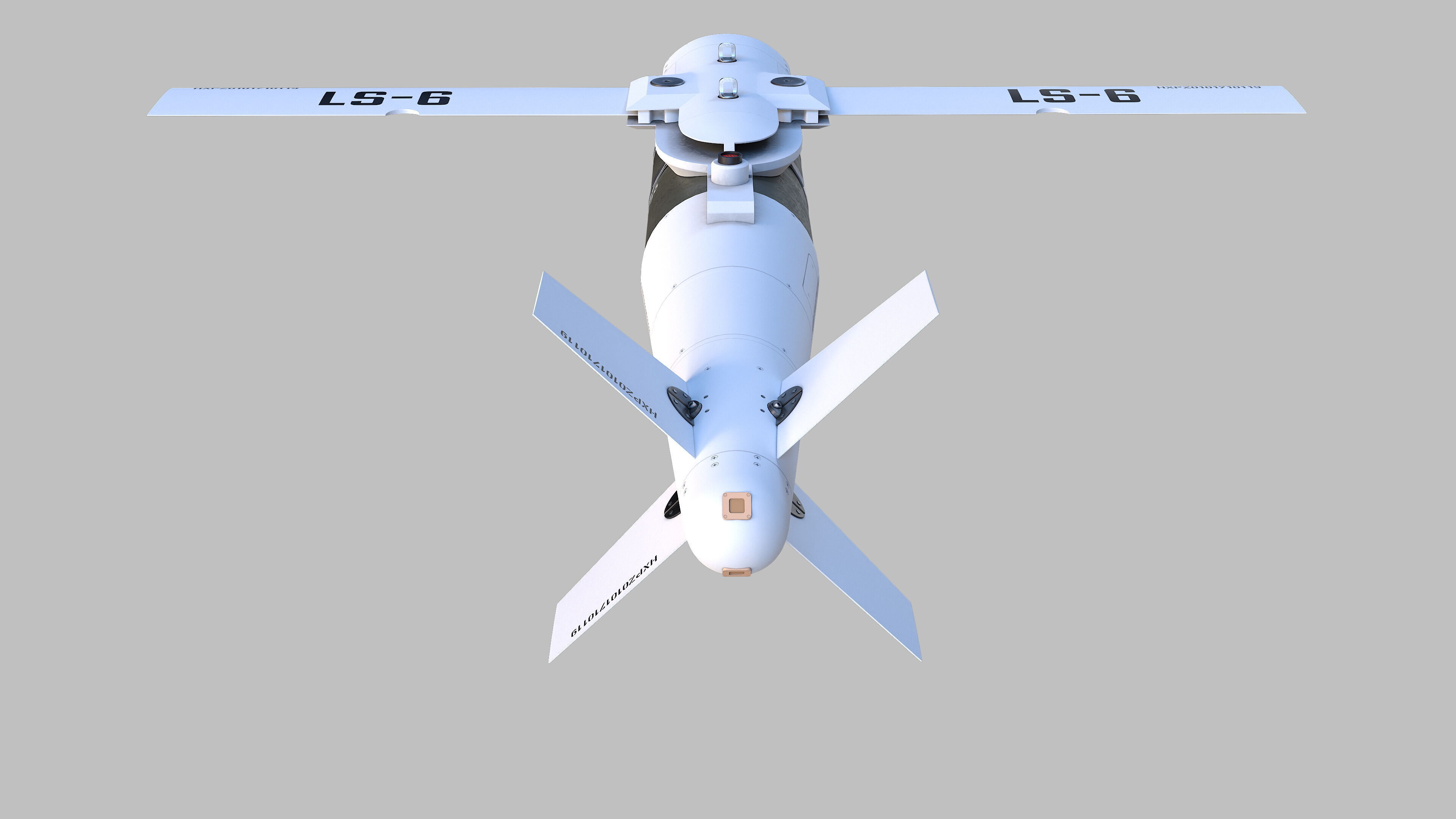 Luoyang CASC LS-6 Low-poly 3D model_7