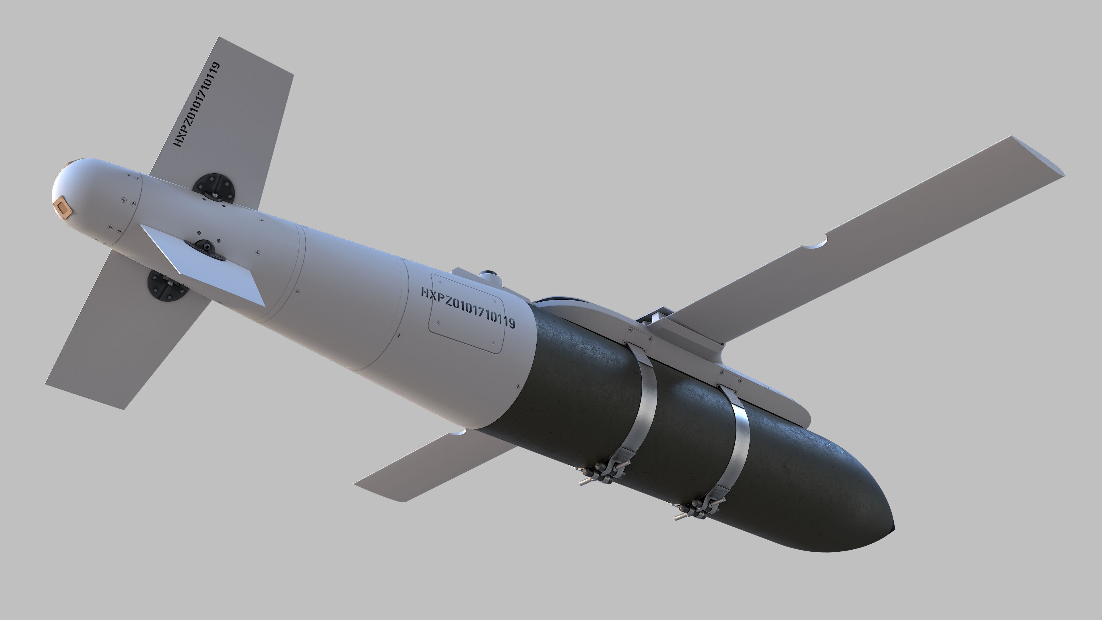 Luoyang CASC LS-6 Low-poly 3D model_10