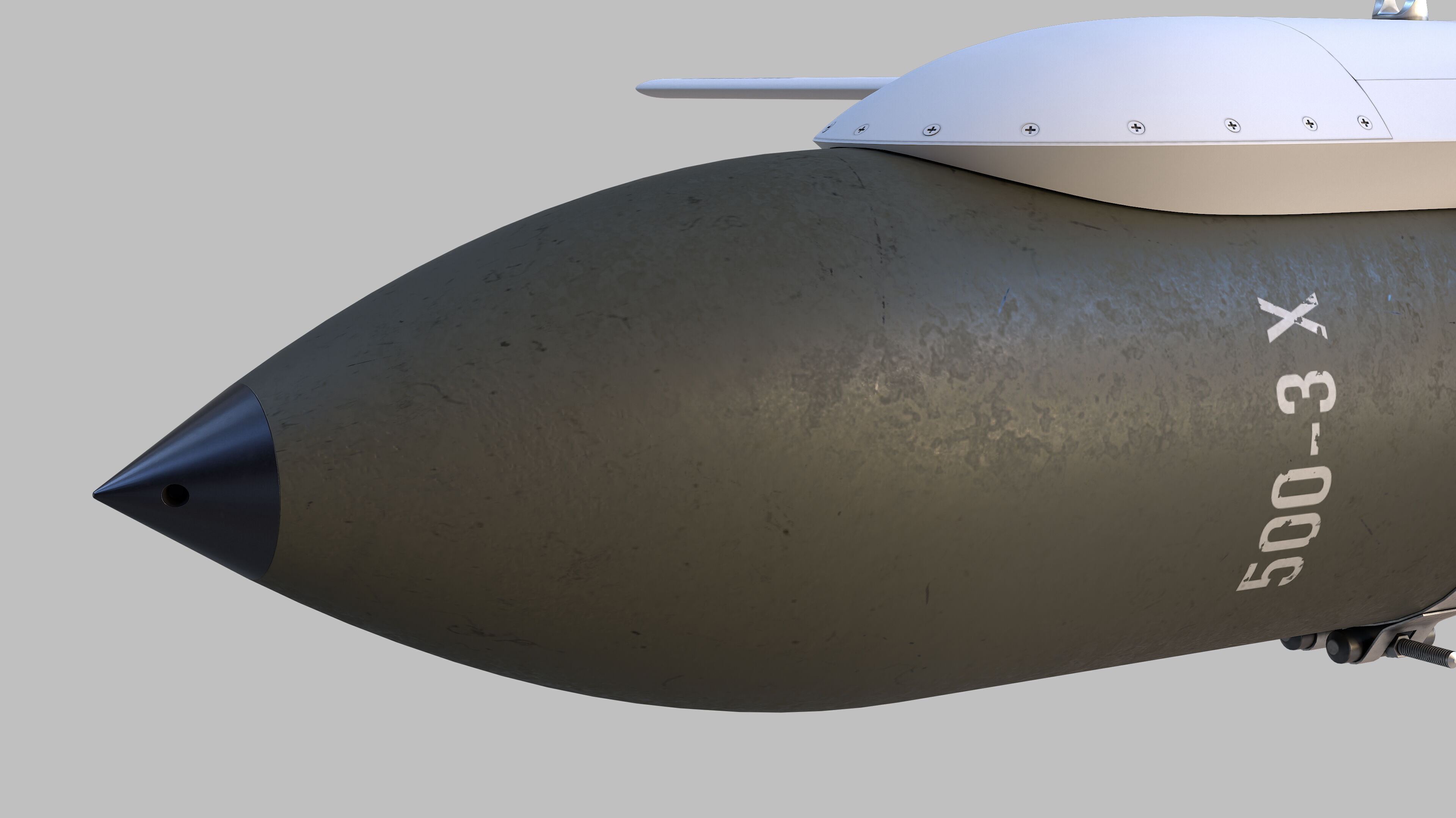 Luoyang CASC LS-6 Low-poly 3D model_11