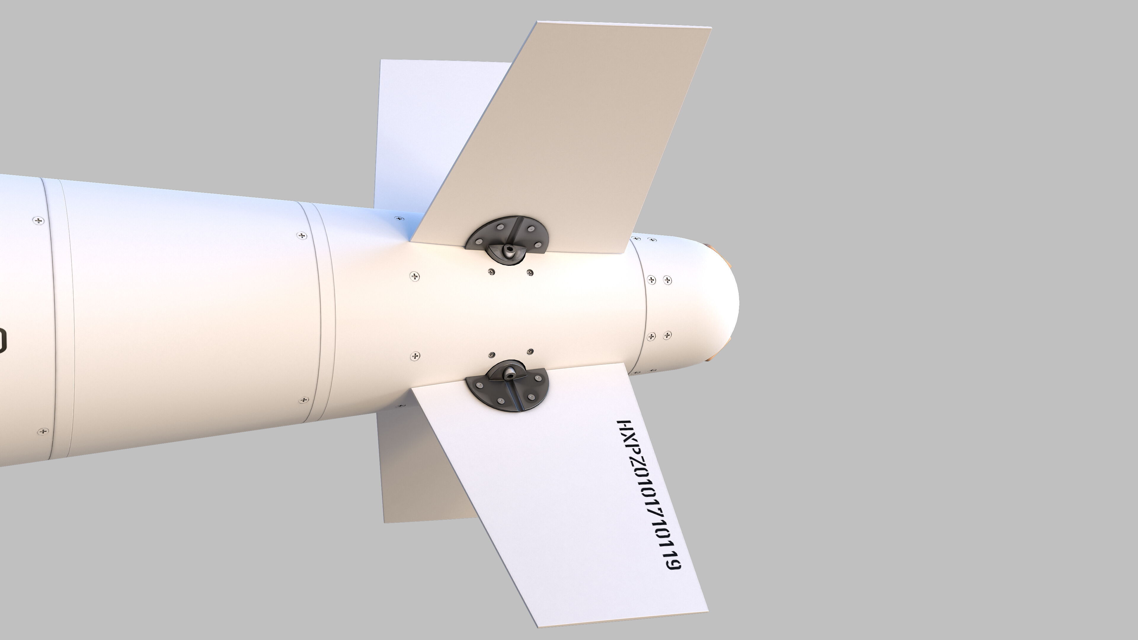 Luoyang CASC LS-6 Low-poly 3D model_14