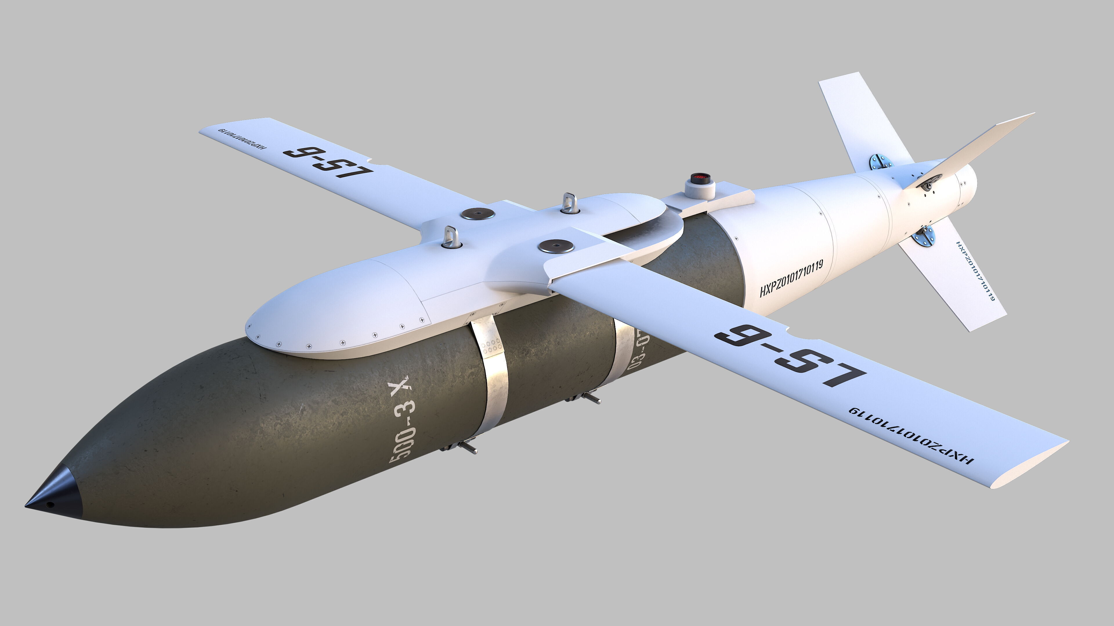 Luoyang CASC LS-6 Low-poly 3D model_2
