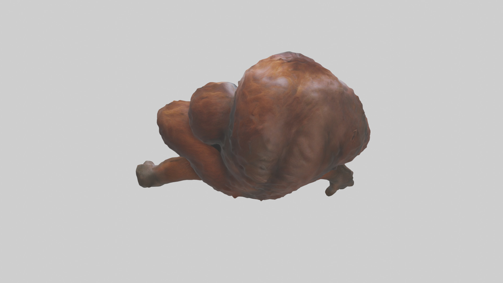 Orangutan grooming model 3D model_15