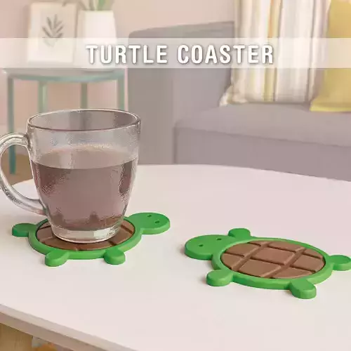 Turtle coaster Free 3D print model