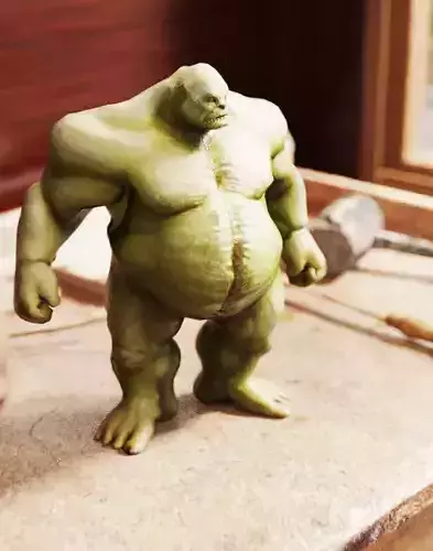 Ogre Titan Low-poly 3D model