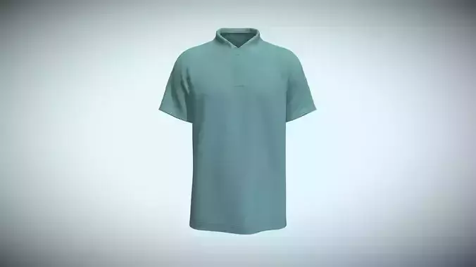 Polo-Pique Cotton In Low Poly