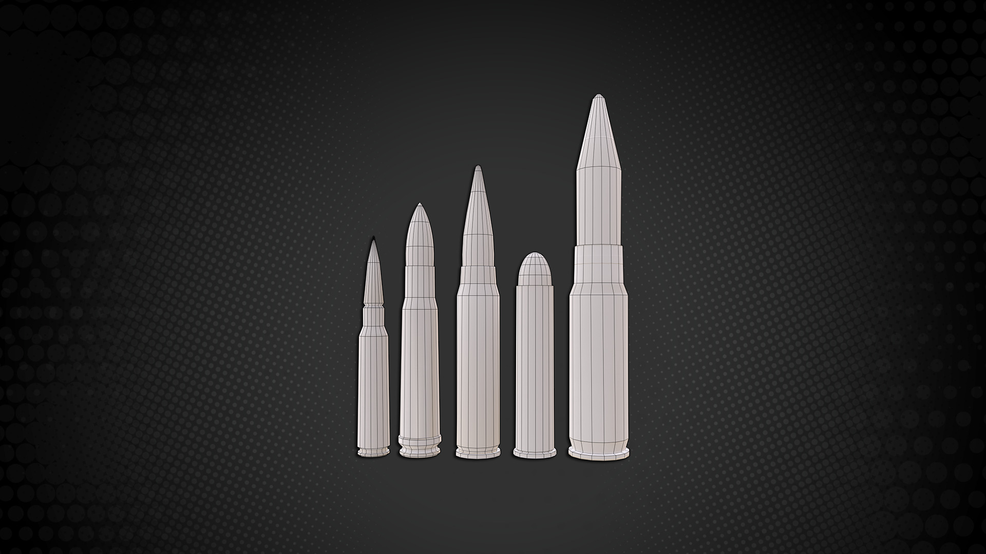 30 Ammo Pack - PBR GAME-READY Low-poly 3D model_12