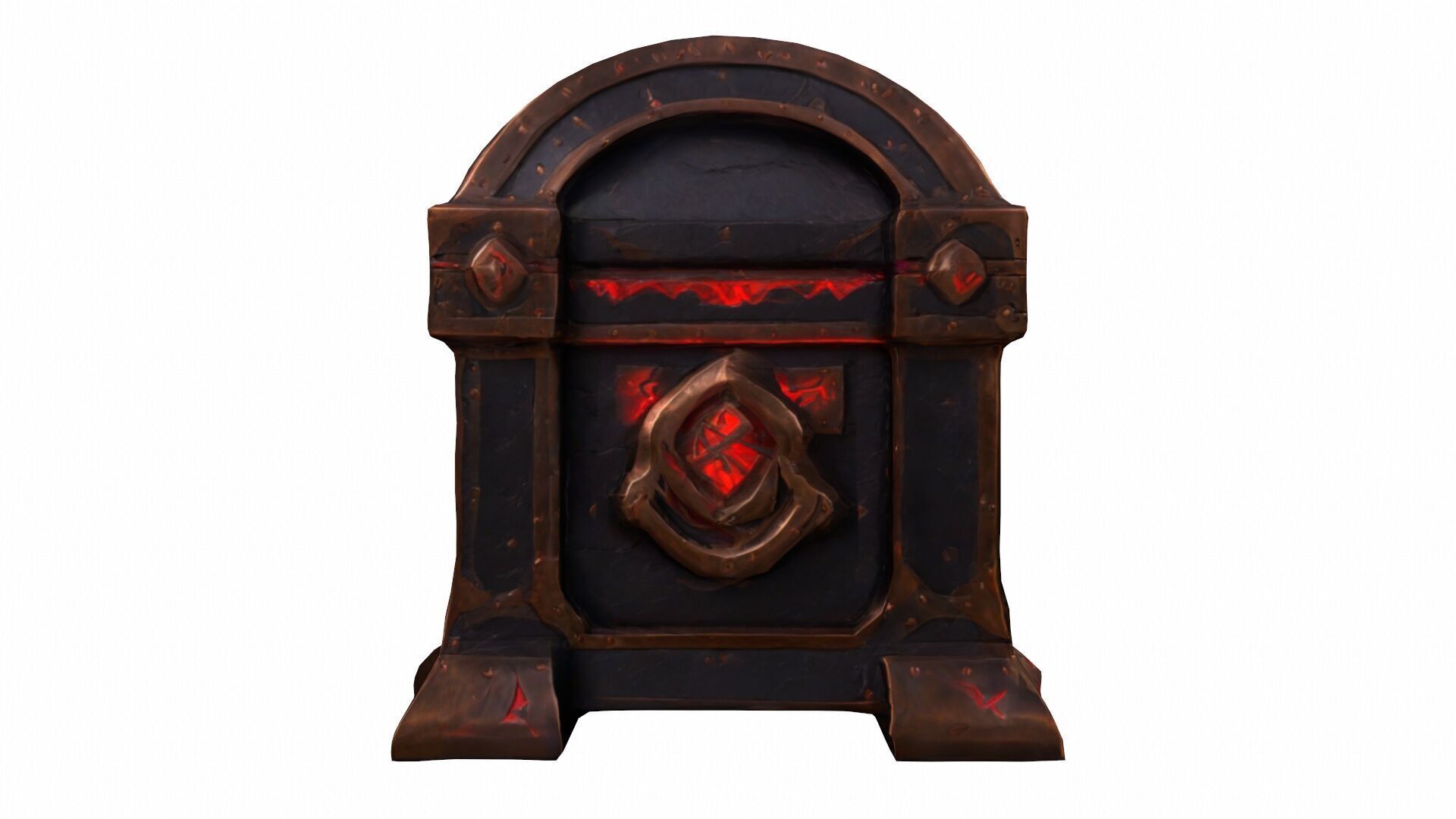 A Legendary Treasure Chest 3D model_5
