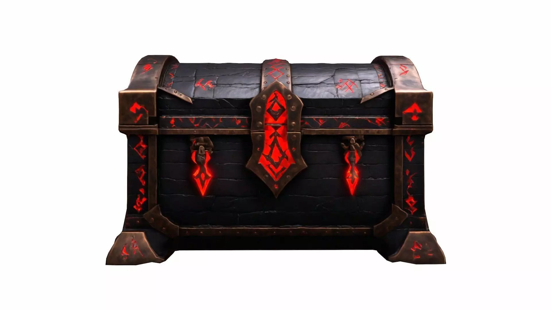 A Legendary Treasure Chest 3D model_0