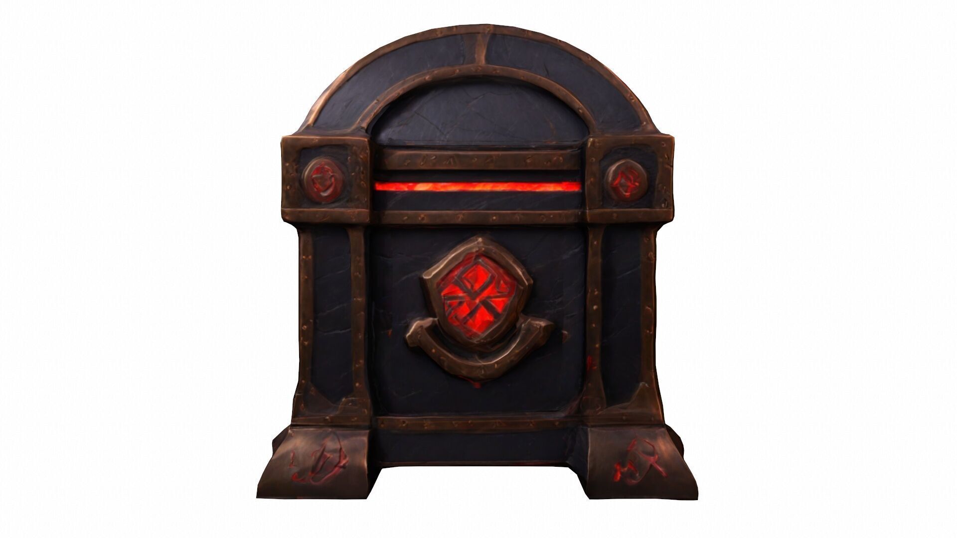 A Legendary Treasure Chest 3D model_3