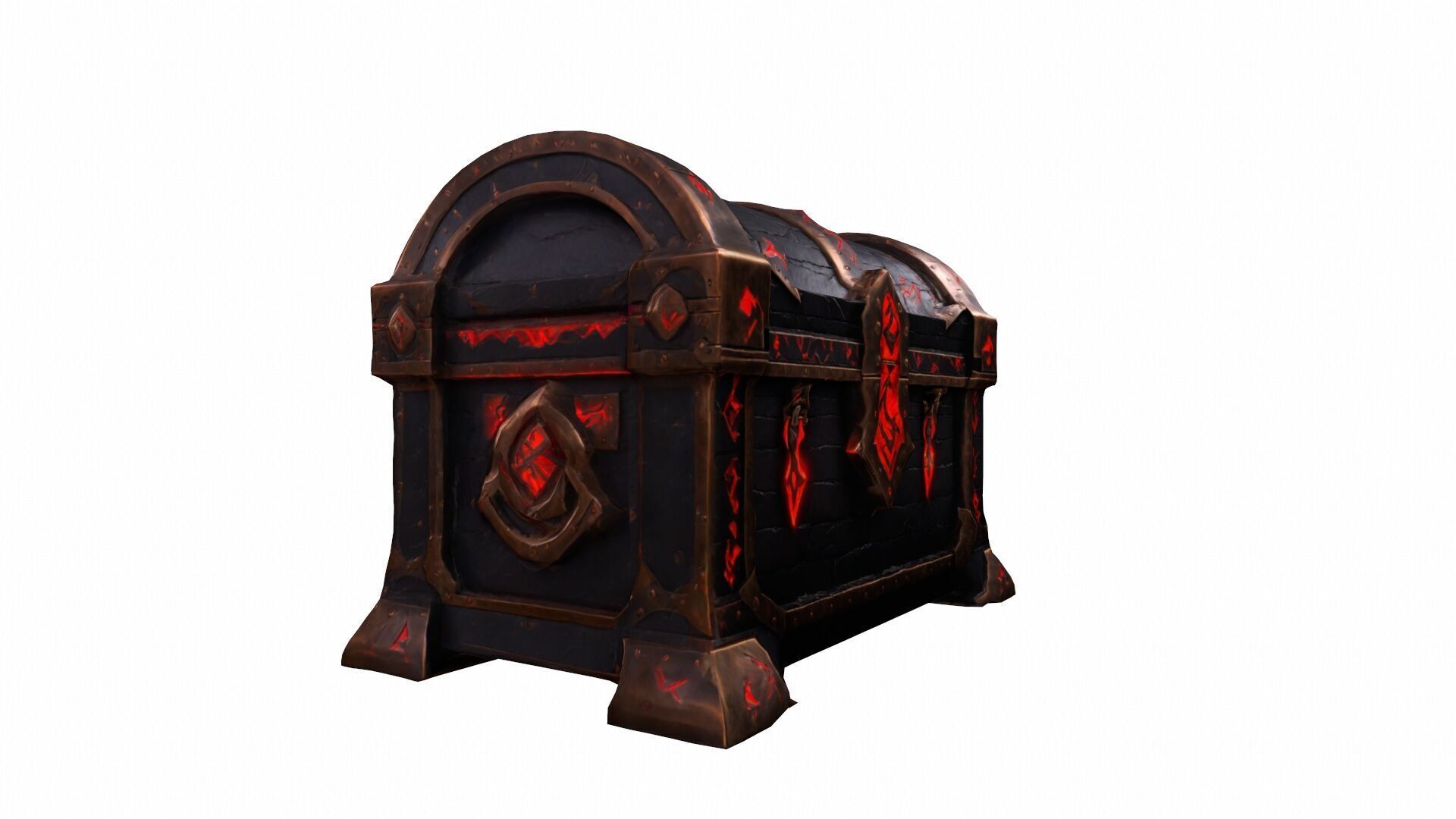 A Legendary Treasure Chest 3D model_2
