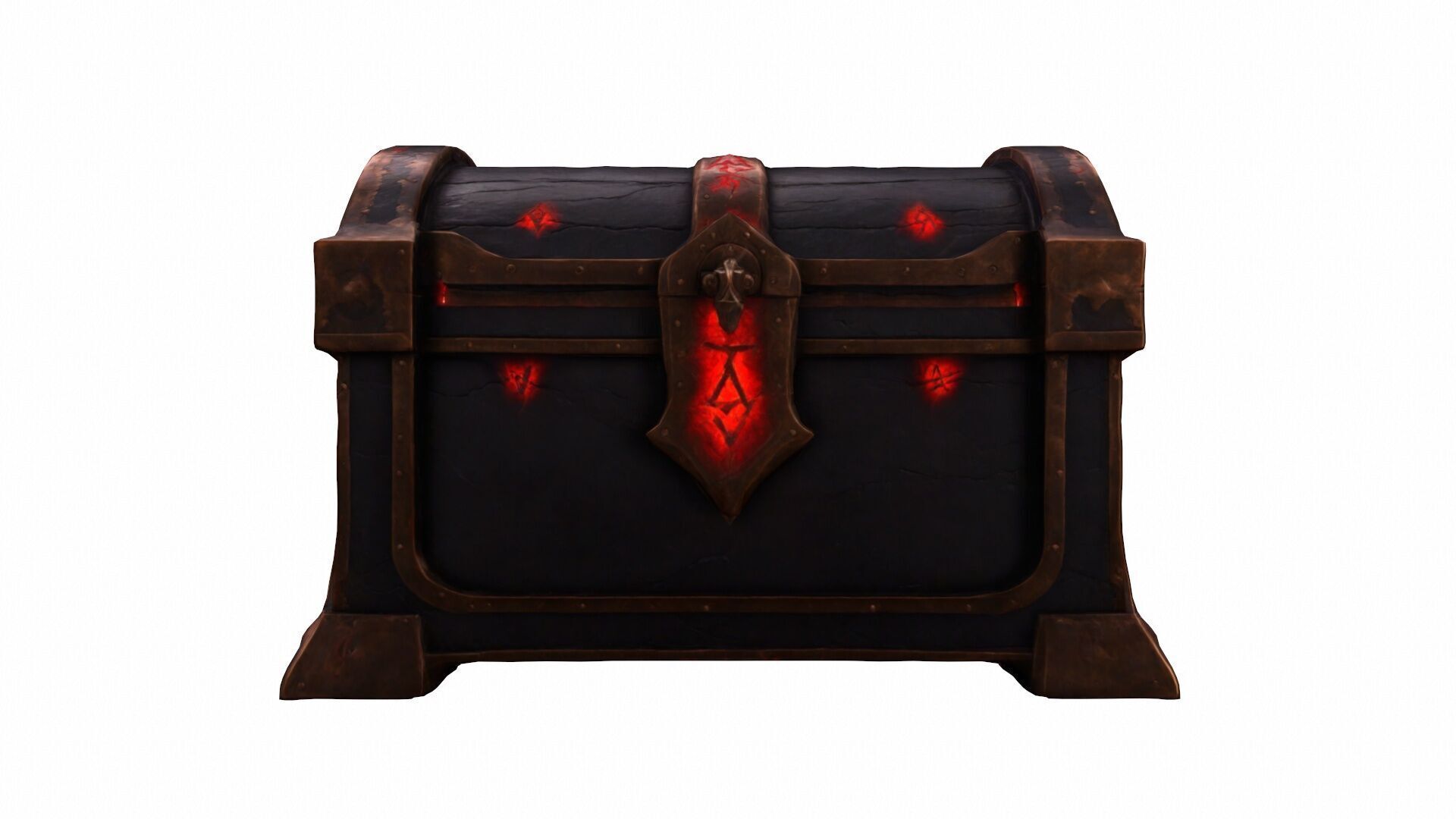 A Legendary Treasure Chest 3D model_4