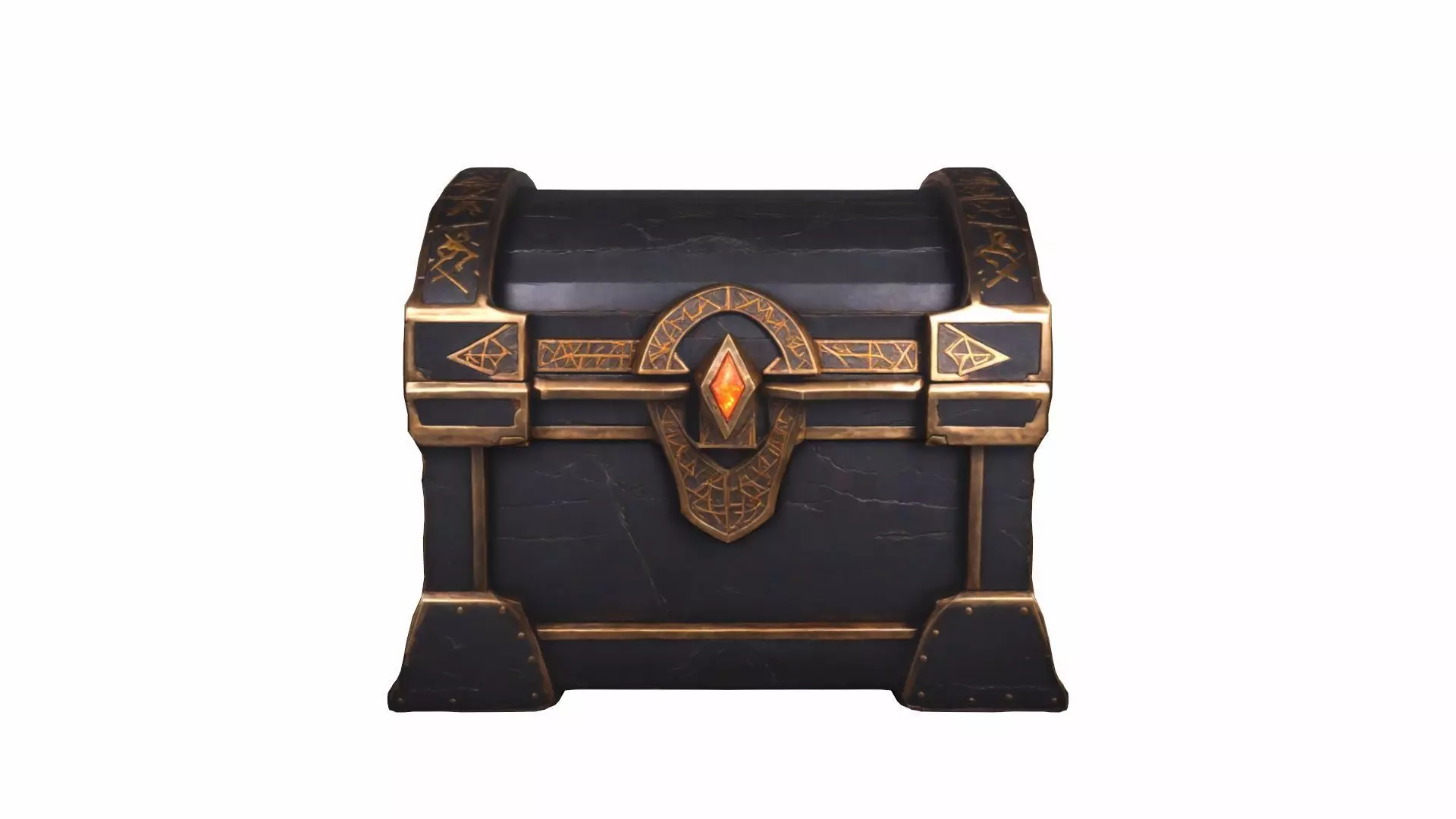 A Legendary Treasure Chest 3D model_0