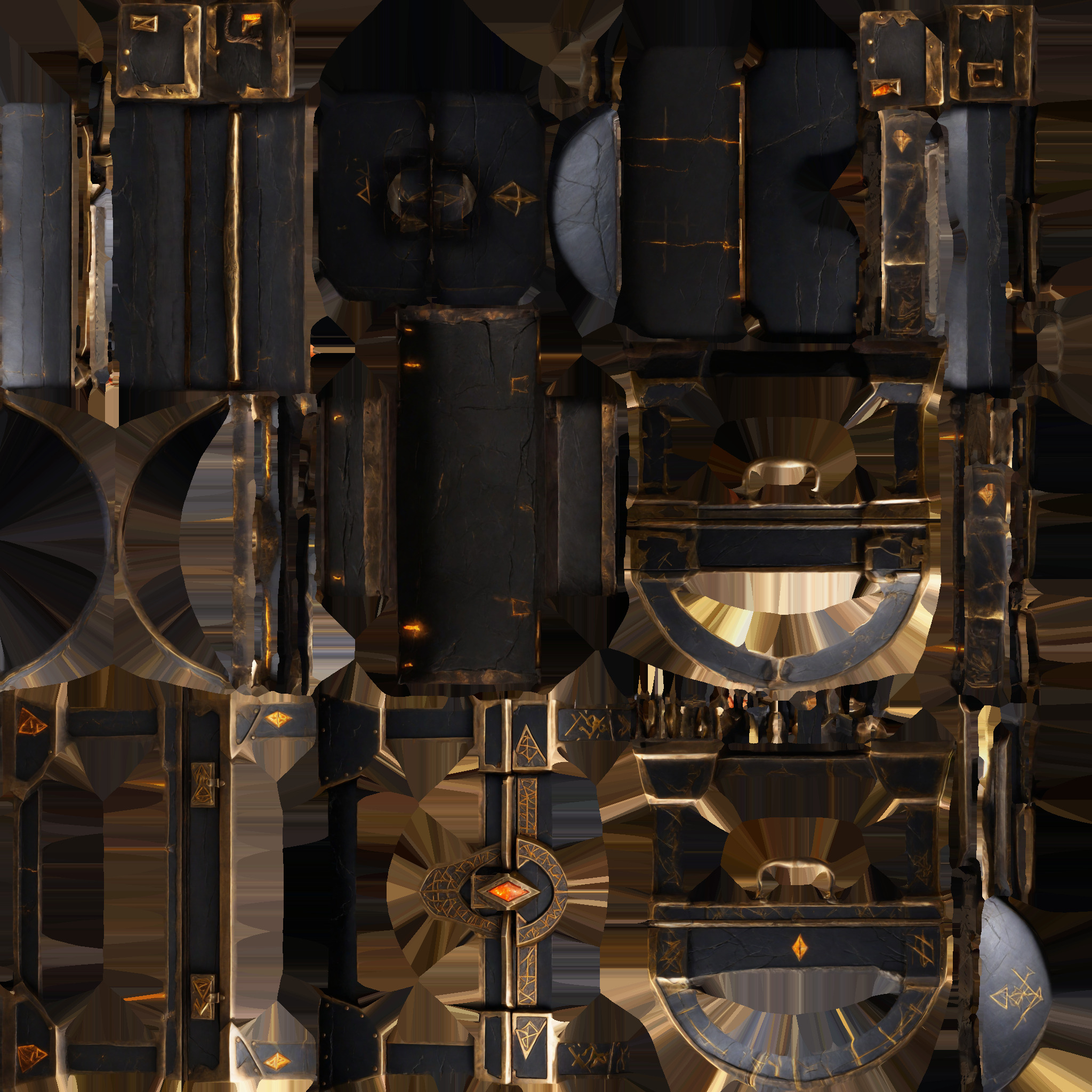 A Legendary Treasure Chest 3D model_10