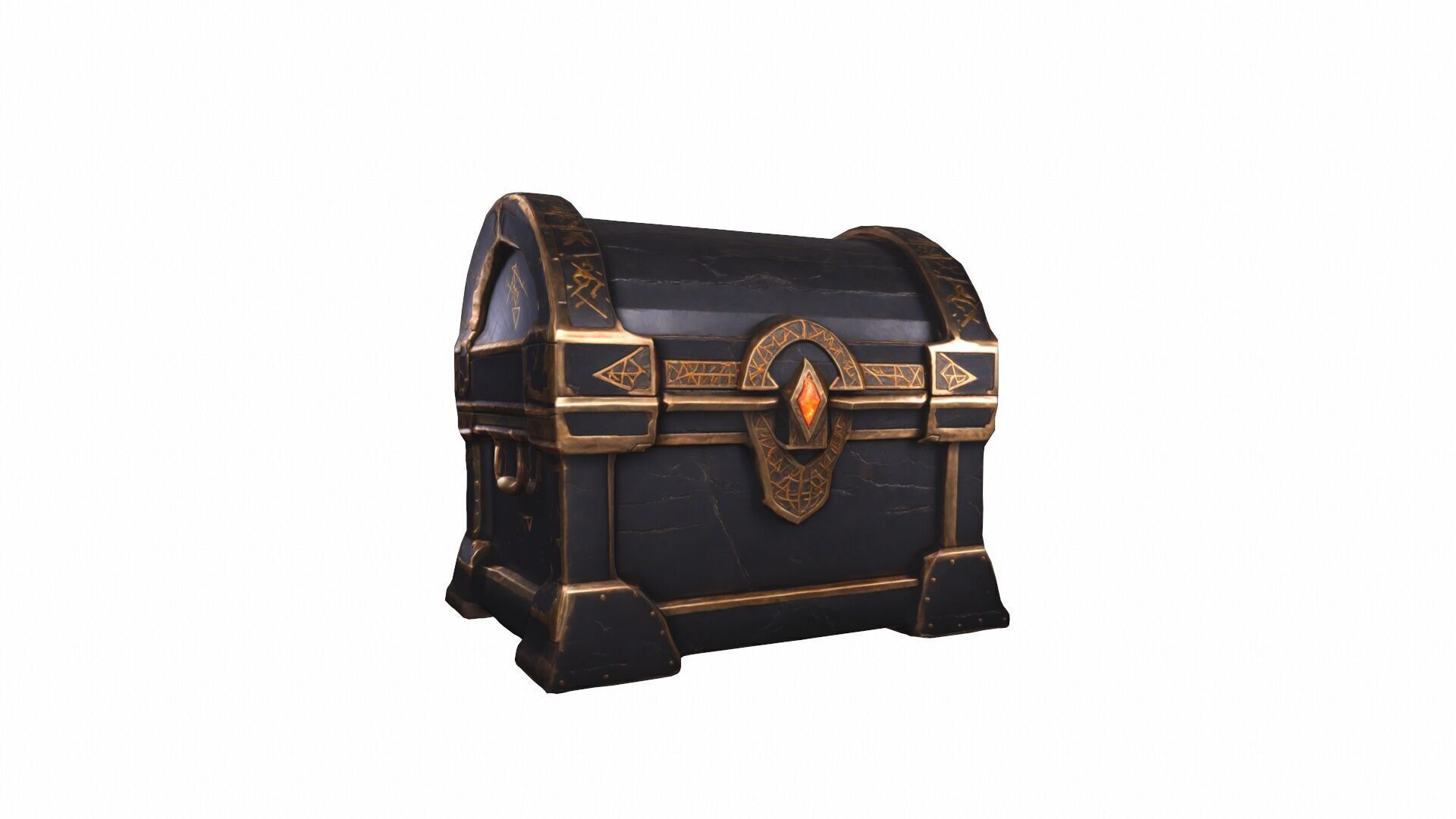 A Legendary Treasure Chest 3D model_7
