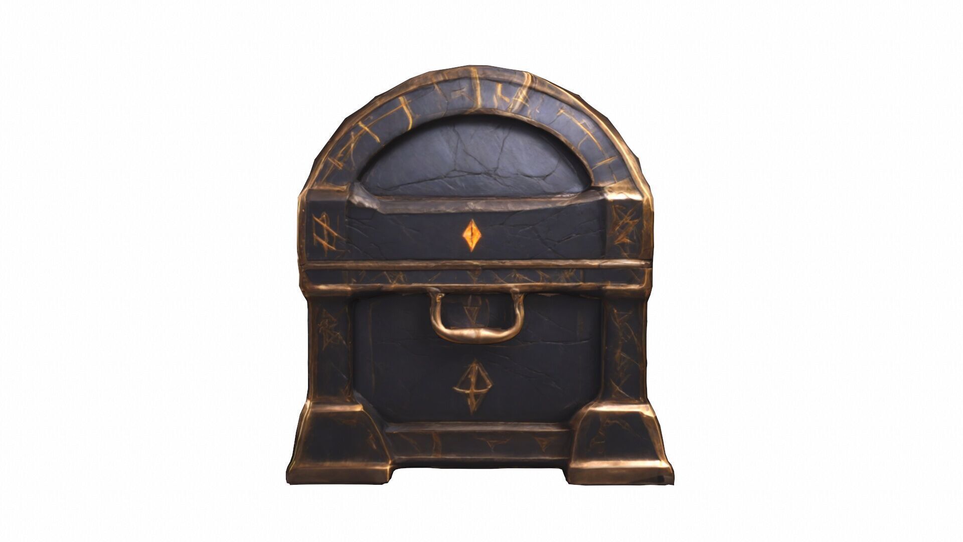 A Legendary Treasure Chest 3D model_2