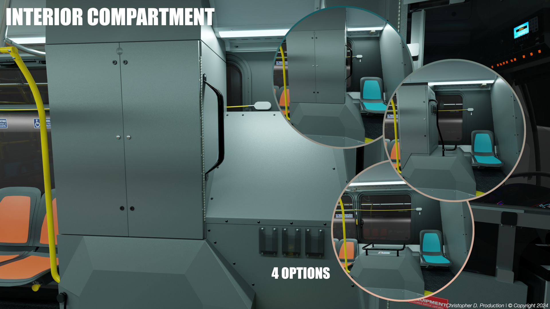 Volvo Group 4th Gen NovaBus LFS Low Floor System Bus PACK 3D model_35