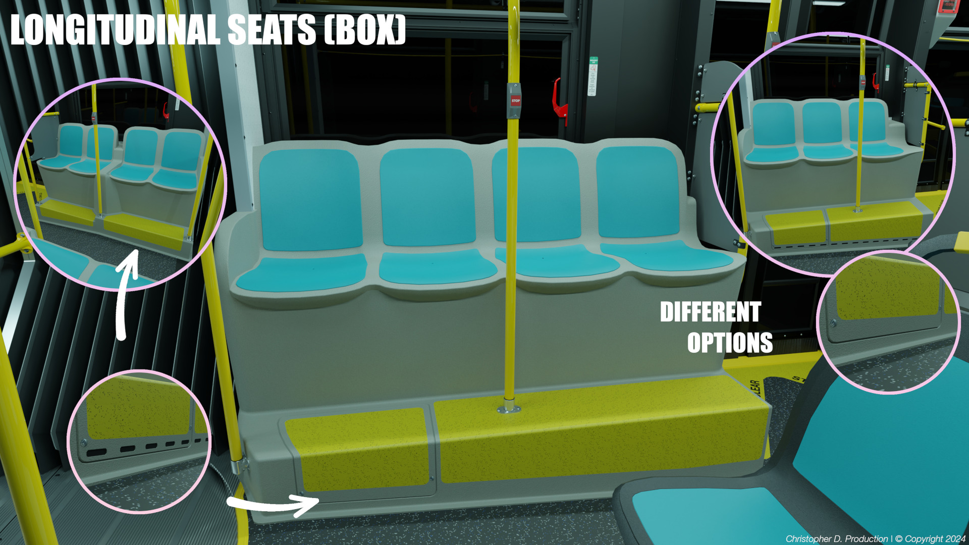 Volvo Group 4th Gen NovaBus LFS Low Floor System Bus PACK 3D model_26