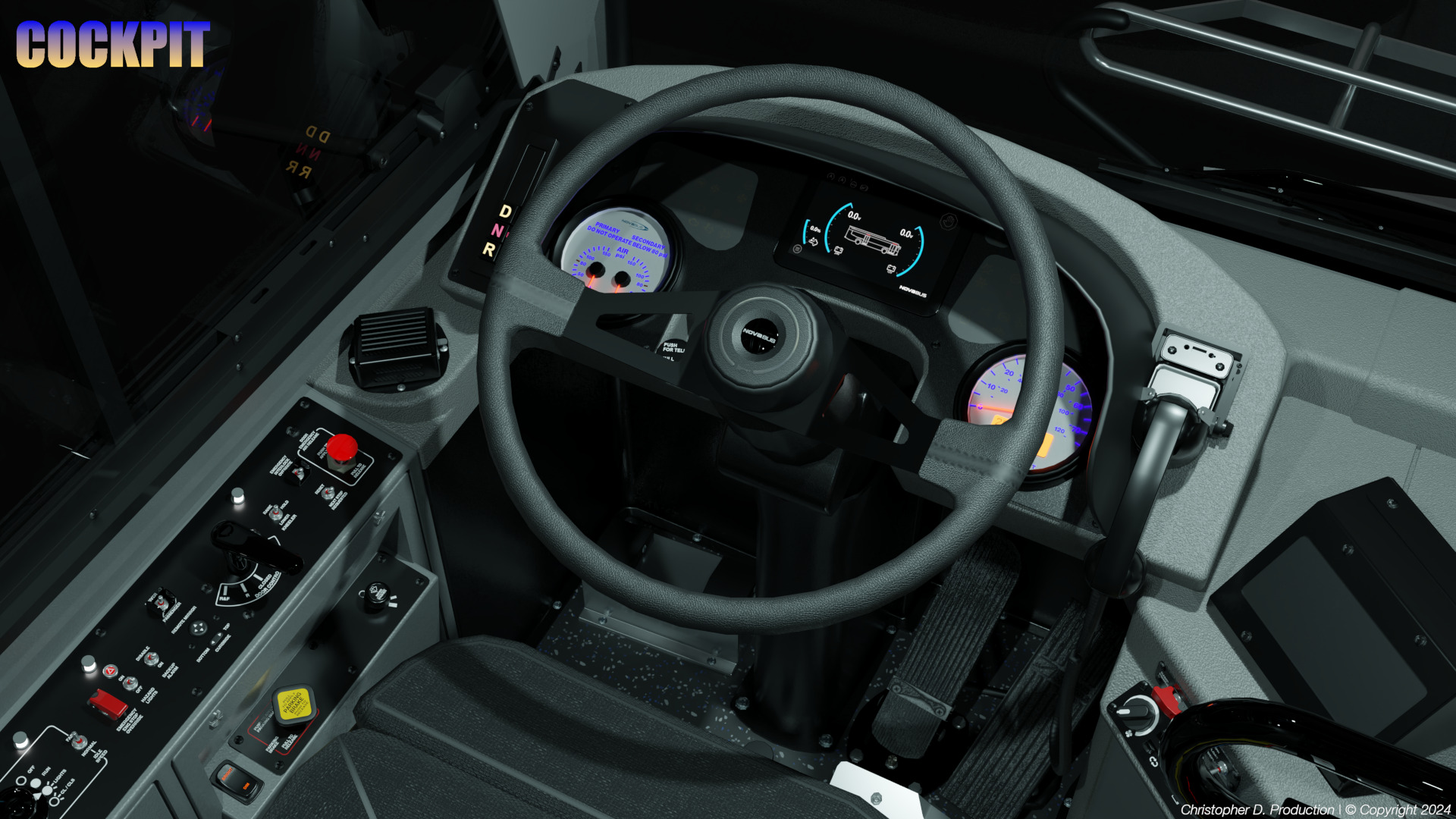 Volvo Group 4th Gen NovaBus LFS Low Floor System Bus PACK 3D model_21