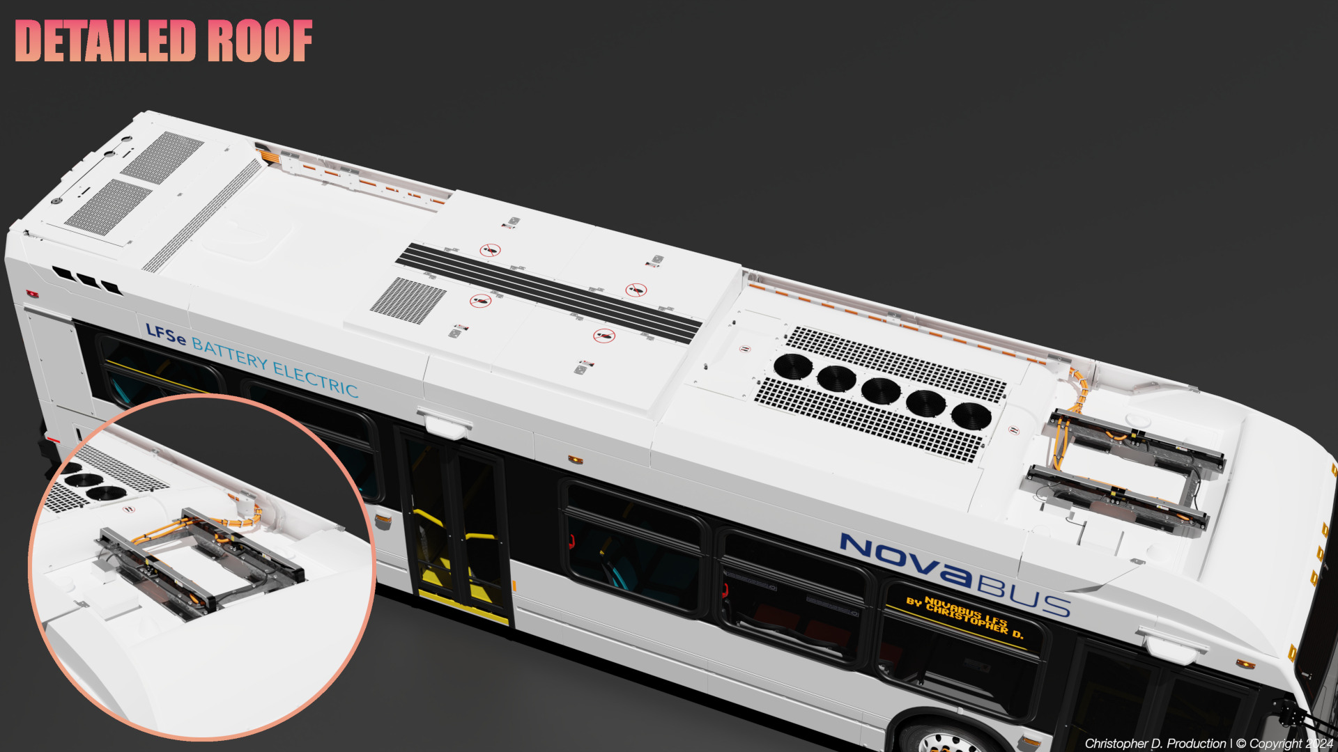 Volvo Group 4th Gen NovaBus LFS Low Floor System Bus PACK 3D model_12