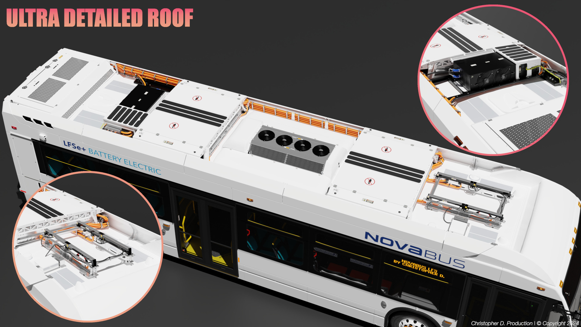 Volvo Group 4th Gen NovaBus LFS Low Floor System Bus PACK 3D model_15