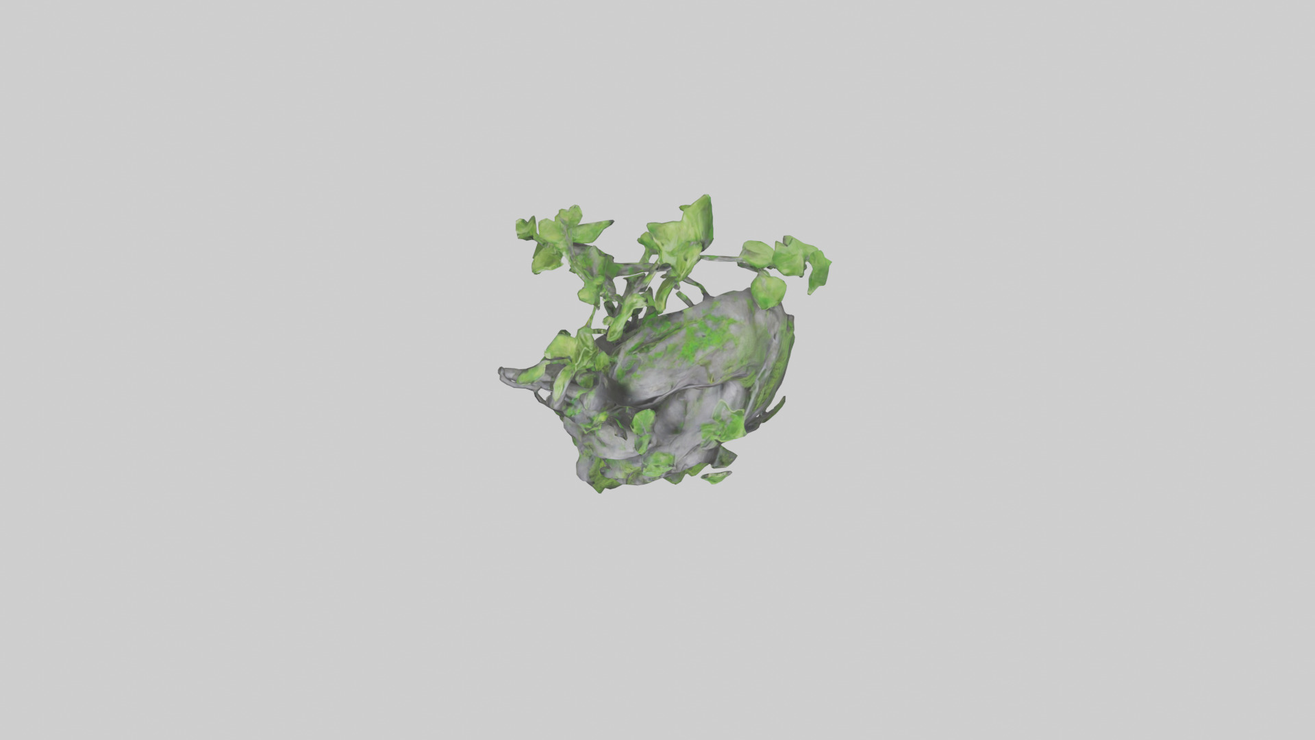 Organic Growth Tangle statue model 3D model_14