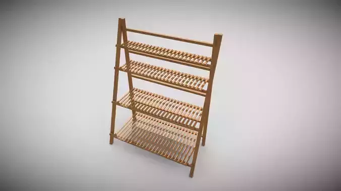 Wooden Plant Rack 