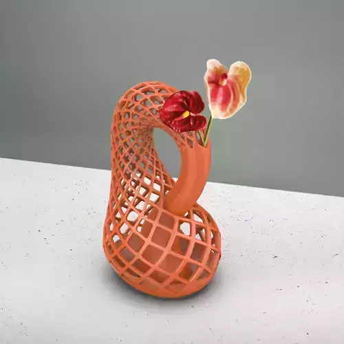 Klein Bottle Vase - Minimalist Floral Vase