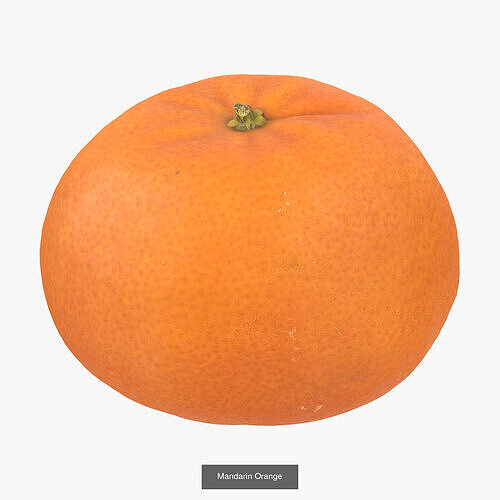 Mandarine 3D Model Pack 7