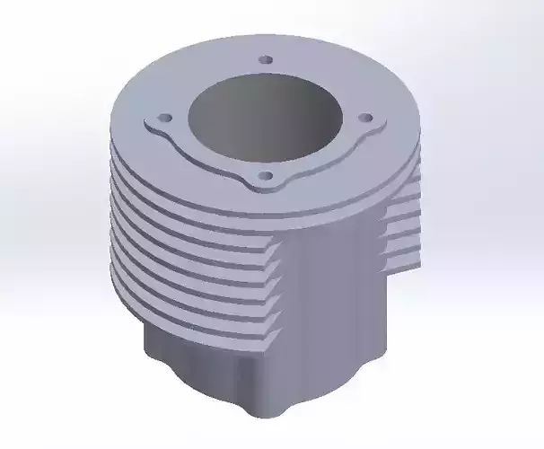 3d Model of Cylinder Block