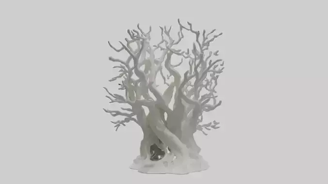Organic Structure statue model 3D model