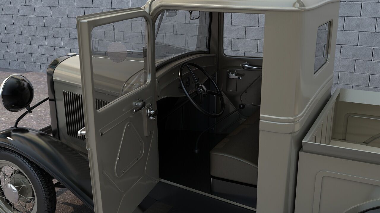 Classic Pickup 3D model_8