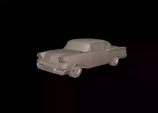 chevrolet biscayne 2 door sedan 1958 