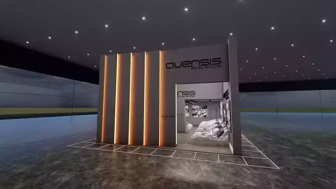 15x13 Exhibition Stand 3D model