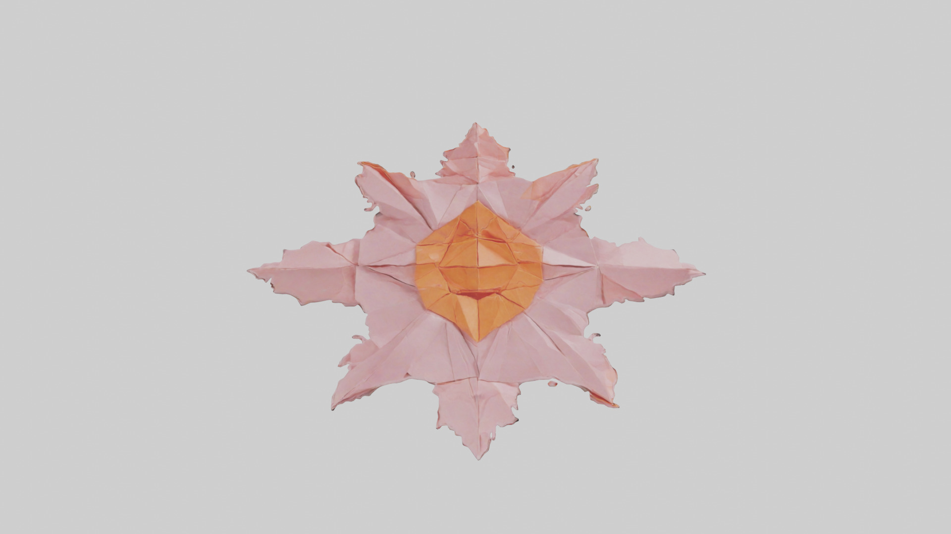 Origami Wall Decorations 3D model_15