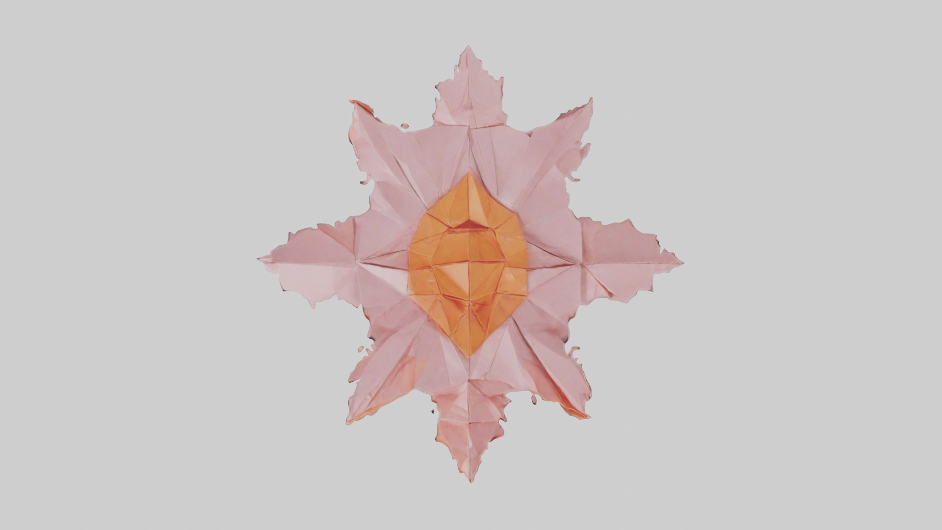 Origami Wall Decorations 3D model_14