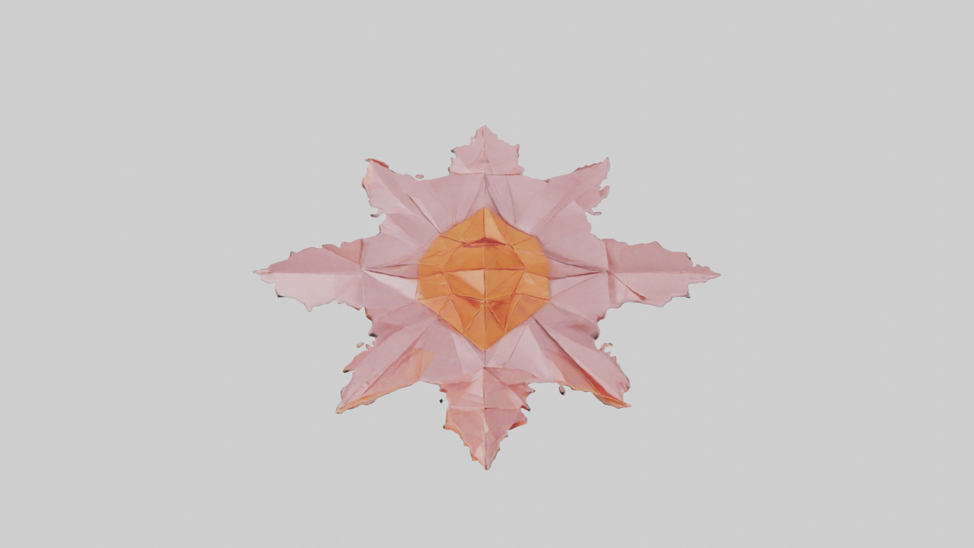 Origami Wall Decorations 3D model_16