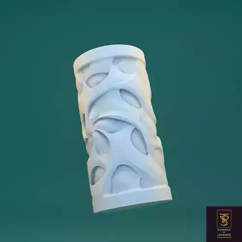 Sculptural candle design - Model W3 Structure 1