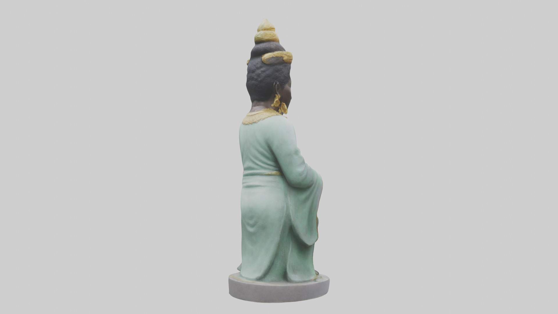 Orunmila statue model 3D model_2